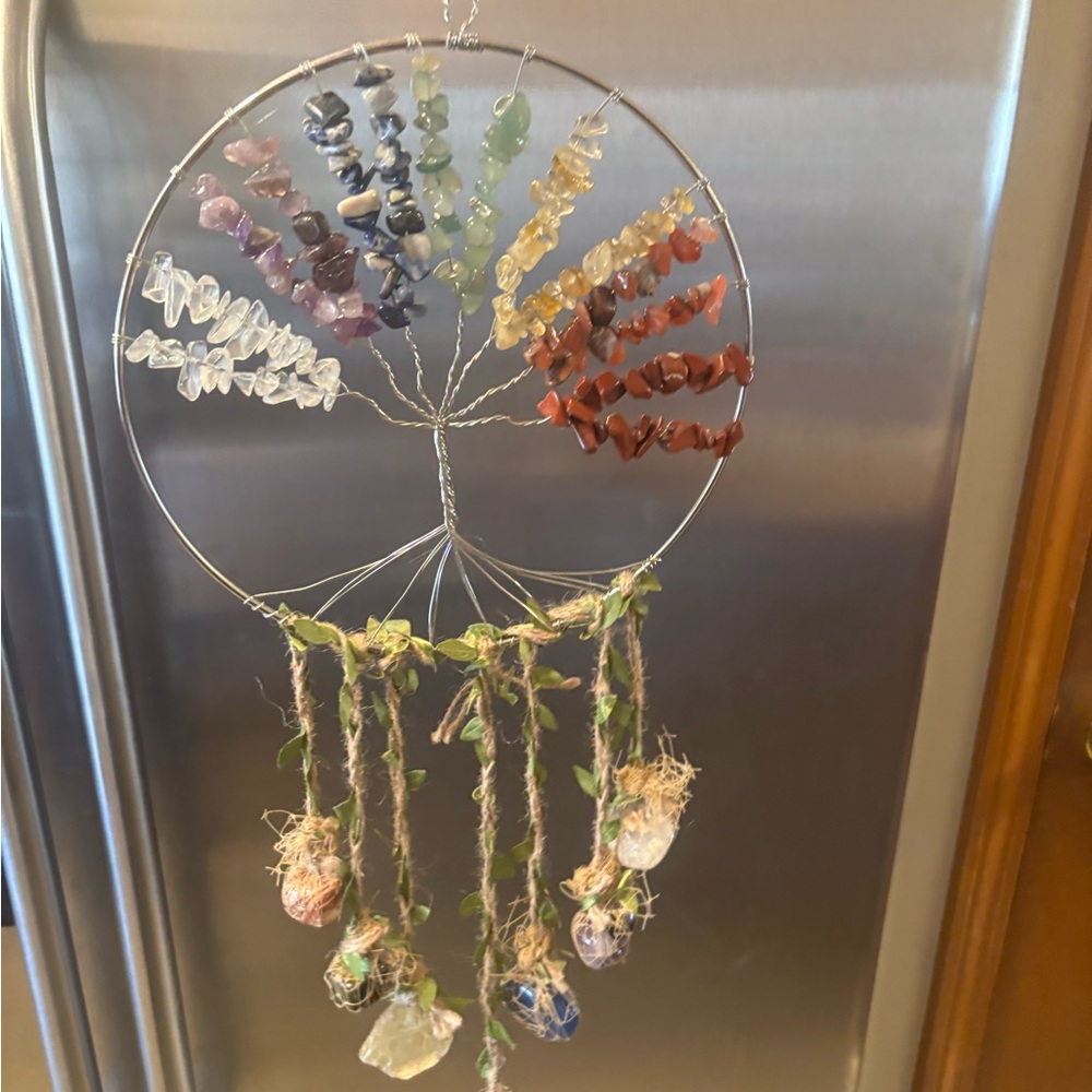 Colorful Gemstone Dreamcatcher
